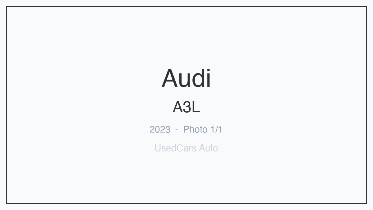 2023 Audi A3L Limousine 35 TFSI Sport