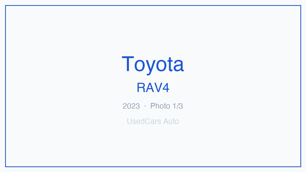 2023 Toyota RAV4